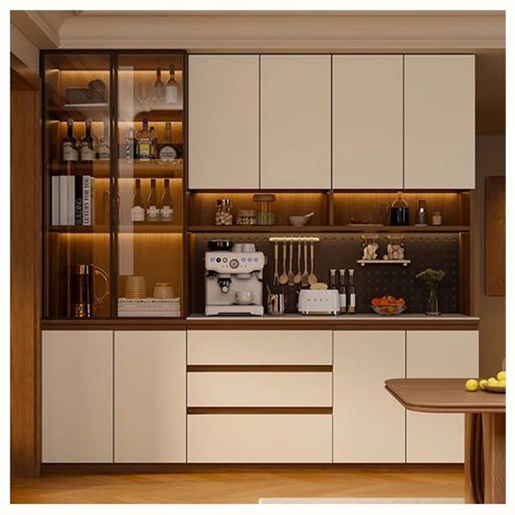 2-6 door combination dining cabinet