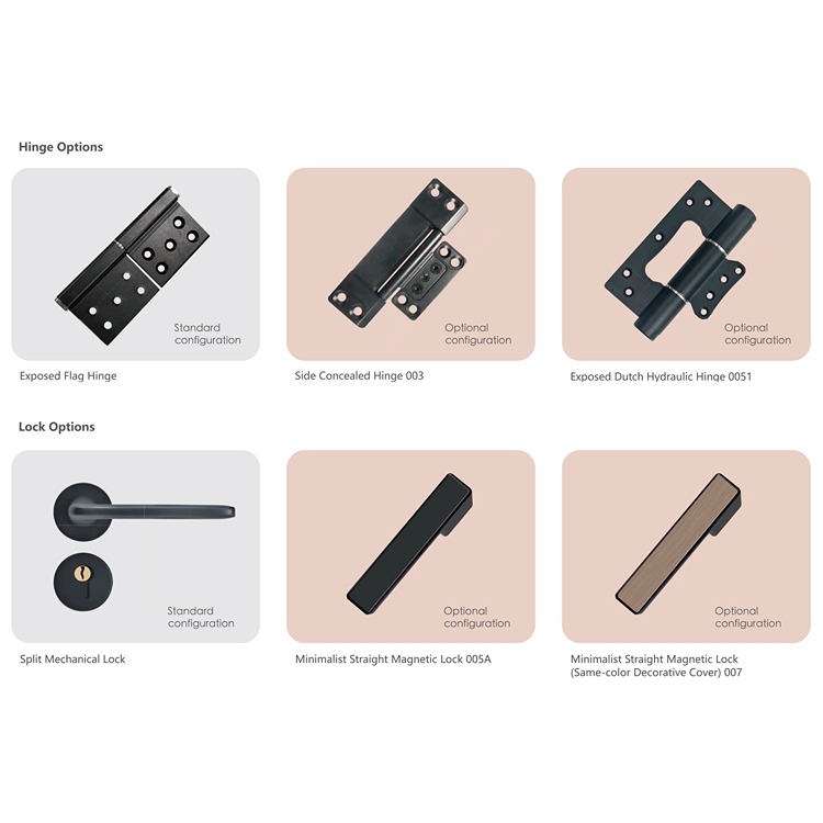 Aluminum-wood door（5 series of4